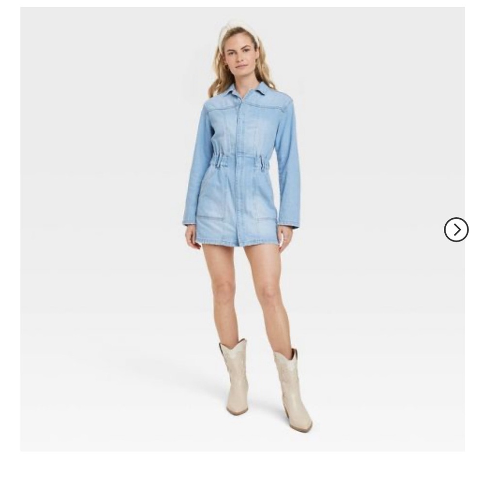 Light denim dress